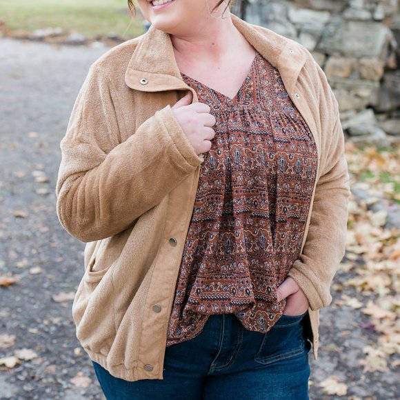 Soft Button Up Jacket - Picture 2 of 2